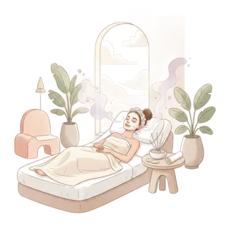 Tranh minh hoạ: thẩm mỹ viện