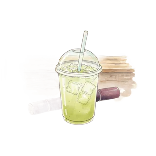 Tranh minh hoạ: nước mía