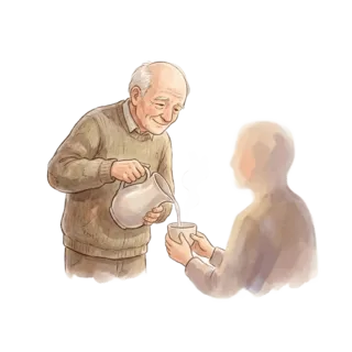 Tranh minh hoạ: bố vợ