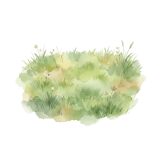 Tranh minh hoạ: màu xanh lá