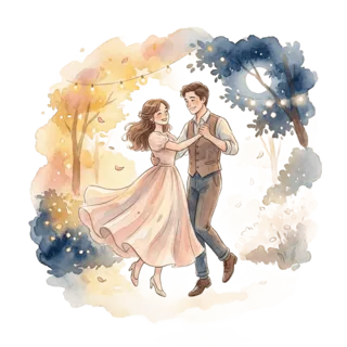 Tranh minh hoạ: múa, khiêu vũ
