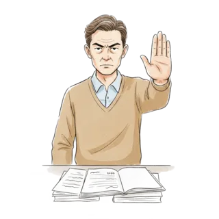 Tranh minh hoạ: phủ định, bác bỏ
