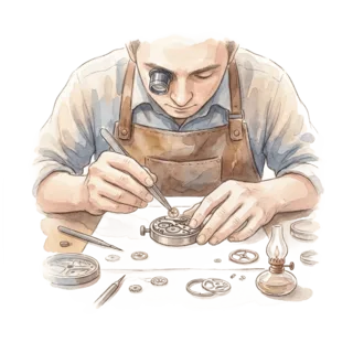 Tranh minh hoạ: tỉ mỉ