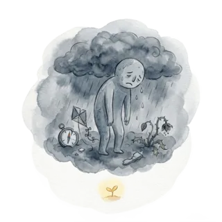 Tranh minh hoạ: bi quan